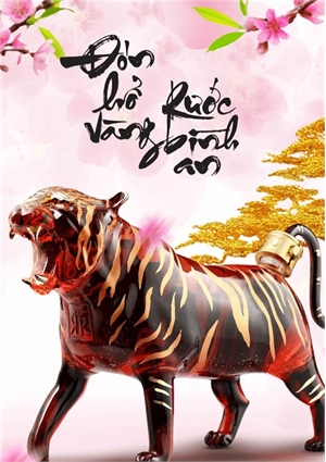 Rượu Hổ Vàng Royal Rich XO Gold 23K