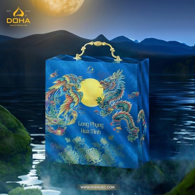 🌕 多哈金月系列  龍鳳相會－寓意和諧，傳遞好運
