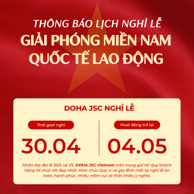 🇻🇳 祝您4月30日和5月1日假期快樂！